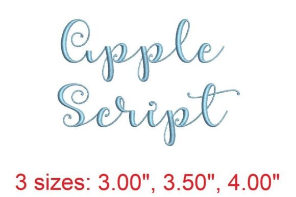 Apple Script Embroidery Font: A Designer's Review