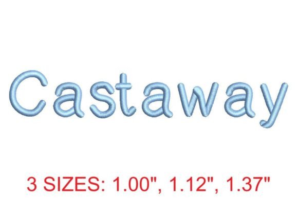 Castaway Embroidery Font: A Designer's Review for Small Business Merch