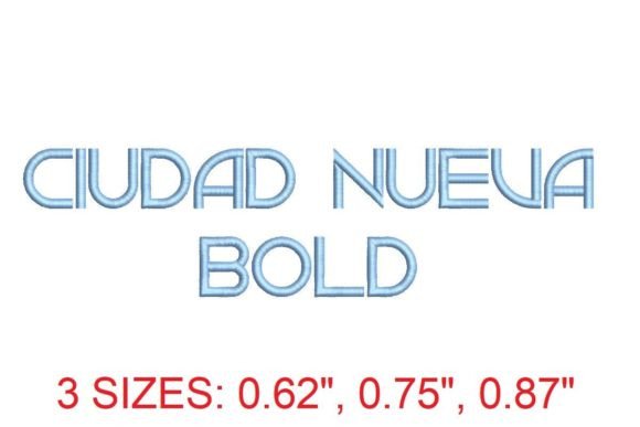 Ciudad Nueva Bold Embroidery Font Review