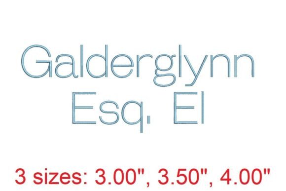 Galderglynn ESQ EL Font Review for Etsy Sellers