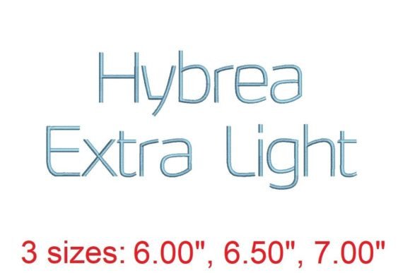 Hybrea XI Embroidery Font: A Designer's Review for Business Merch