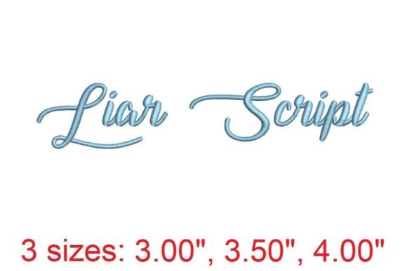 Liar Script Embroidery Font: A Holiday Designer's Review