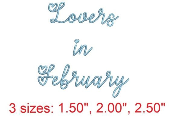 Lovers in February: A Romantic Font for Your Shop