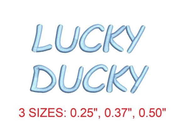 Lucky Ducky Font: A Designer’s Review for Embroidery