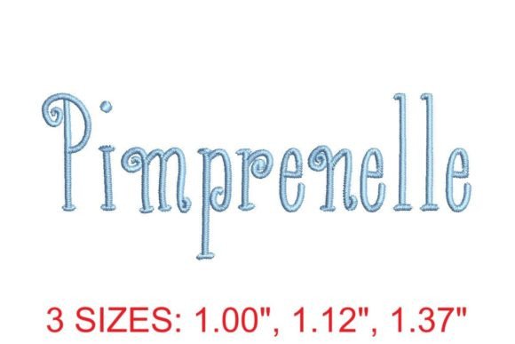 Pimprenelle Embroidery Font Review for Boutique Apparel