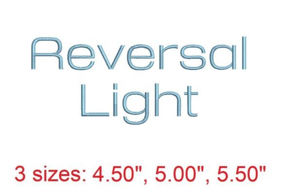 Reversal Light Embroidery Font: A Designer's Review