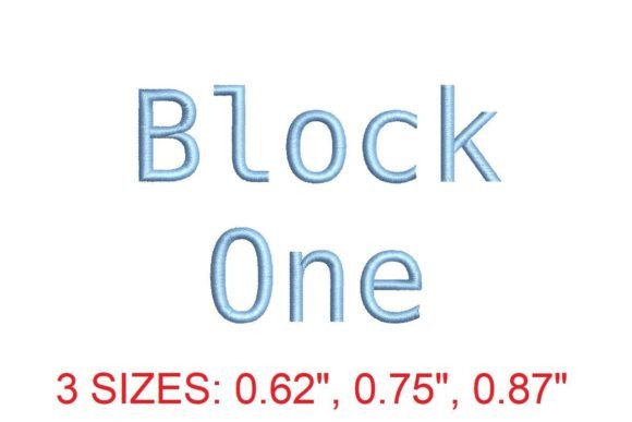 Review: Block One Embroidery Font for Holiday Sales