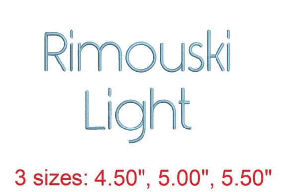 Rimouski Light Embroidery Font: A Designer's Review