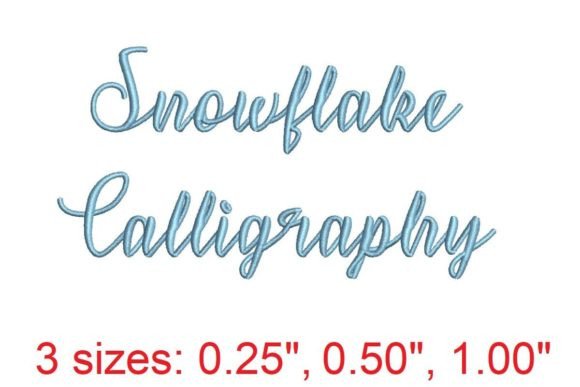 Snowflakes Calligraphy: A Winter Font Review for Boutique Apparel